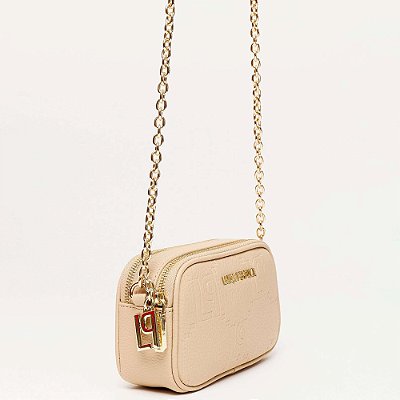 Bolsa Crossbody Lança Perfume Maxi Pr26 Bege Feminino