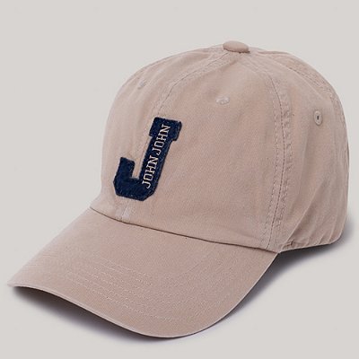 Boné John John College Pr26 Bege Khaki Masculino