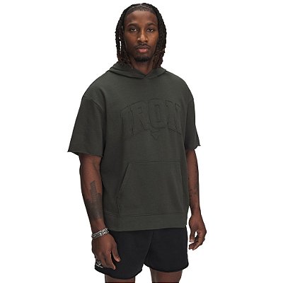 Moletom Under Armour Project Rock Terry Iron Verde Masculino