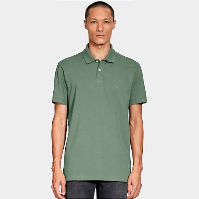 Camisa Polo Aramis Basic Piquet Pr26 Verde Masculino