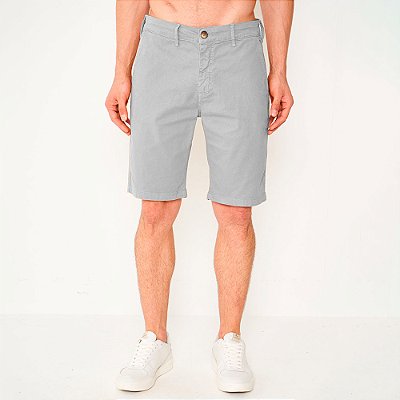 Bermuda Sarja Colcci Davi Pr26 Cinza Pewter Masculino
