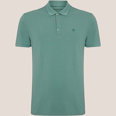Camisa Polo Dudalina Essentials Color Pr26 Verde Masculino