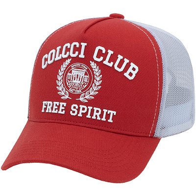 Boné Colcci Trucker Silk Pr26 Vermelho Masculino