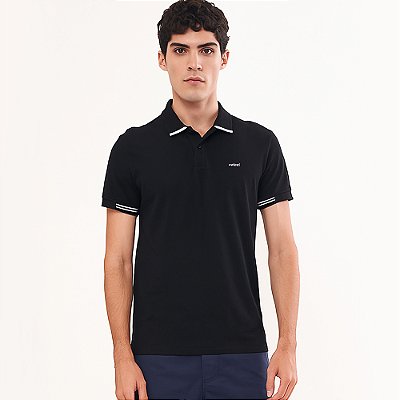 Camisa Polo Colcci Minimalist Pr26 Preto Masculino