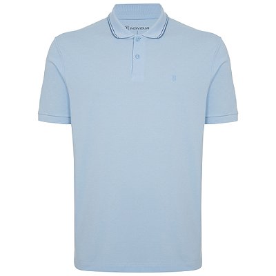 Camisa Polo Individual Basic Mod Comfort Pr26 Azul Masculino