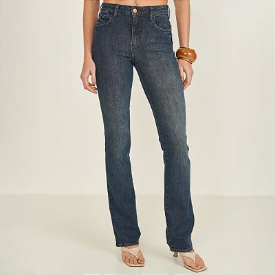 Calça Jeans Colcci Bia Reta Ve26 Azul Feminino