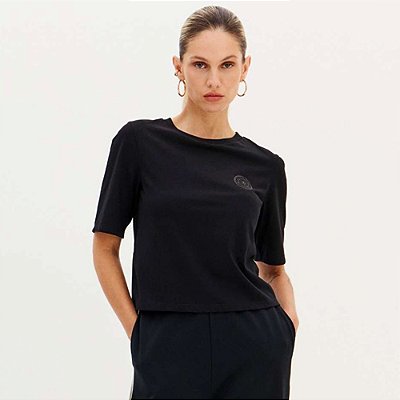 Camiseta Easy Lança Perfume Babylook Ve26 Preto Feminino