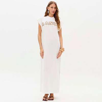 Vestido Super Midi Lança Perfume Slv Ve26 Off White Feminino