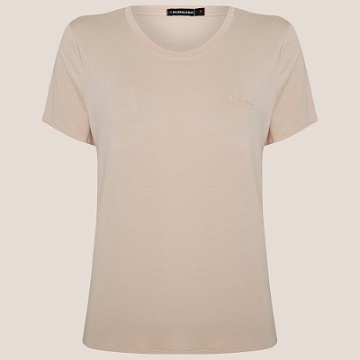 Blusa Dudalina Iris Pr26 Bege Claro Feminino