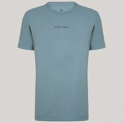 Camiseta John John Regular Clean Pr26 Azul Masculino
