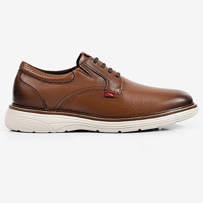 Sapato de Couro Ferracini Full 4565-696J Marrom Masculino