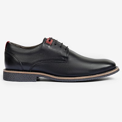 Sapato de Couro Ferracini Bangkok 2953-291G Preto Masculino