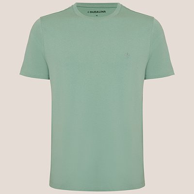 Camiseta Dudalina Essentials Color Ve26 Verde Masculino