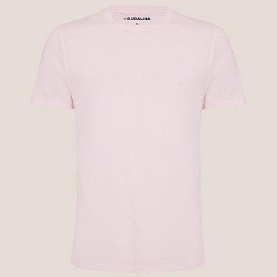 Camiseta Dudalina Essentials Color Ve26 Rosa Masculino