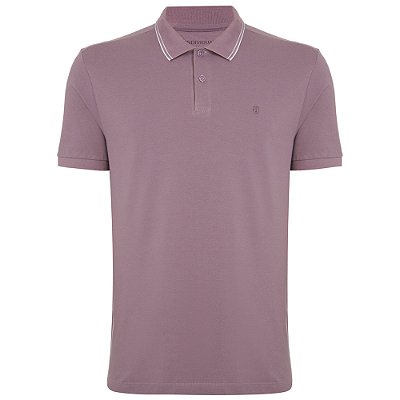 Camisa Polo Individual Basic Mod Comfort Pr26 Roxo Masculino