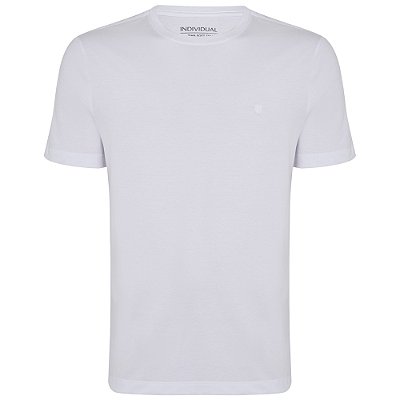 Camiseta Individual Pima Soft Slim Pr26 Branco Masculino