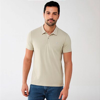Camisa Polo Dudalina Basic Ve26 Verde Masculino