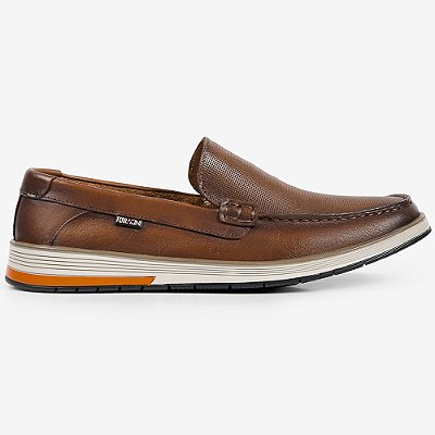 Sapato Couro Ferracini Summer 6989-657D Marrom Masculino
