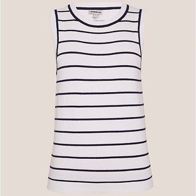 Regata Dudalina Tricot Talita Ve26 Off White Feminino