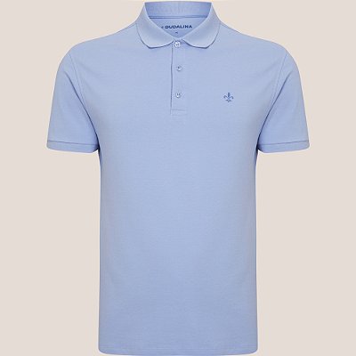 Camisa Polo Dudalina Essential Ve26 Azul Masculino