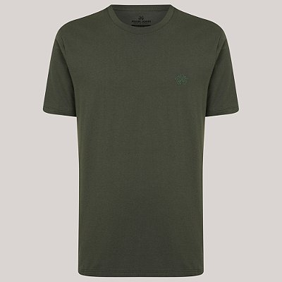 Camiseta John John Regular Light Pr26 Verde Escuro Masculino
