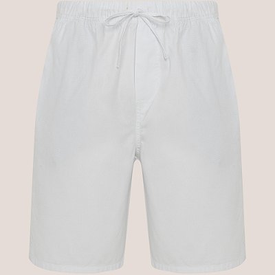 Bermuda Dudalina Right Elastic Ve26 Branco Masculino