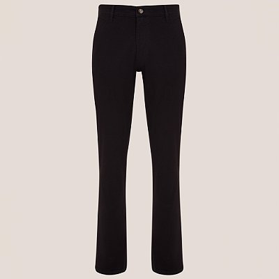 Calça Sarja Dudalina Alfaiataria Right Pr26 Preto Masculino