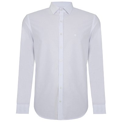 Camisa Individual Slim Lisa Pr26 Branco Masculino