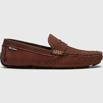 Sapato Couro Ferracini Mali 2770-612B Marrom Masculino