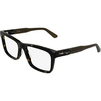 Armação Calvin Klein CK25544 235 Marrom Masculino