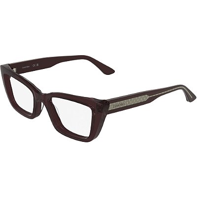 Armação Calvin Klein CK25549 605 Bordô Feminino