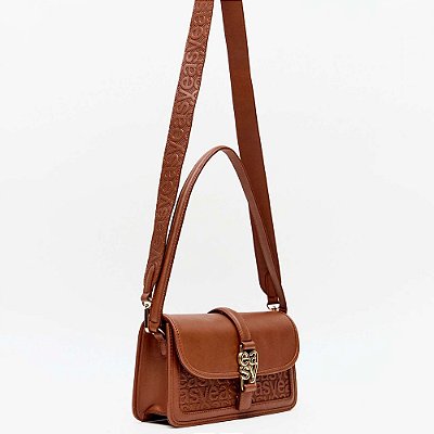 Bolsa Tote Easy Lança Perfume Frequency Ve26 Marrom Feminino