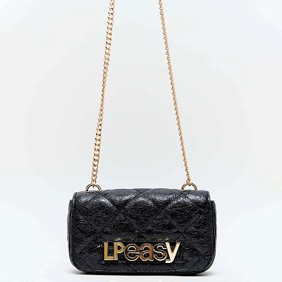 Bolsa Shoulder Easy Lança Perfume Matel Ve26 Preto Feminino
