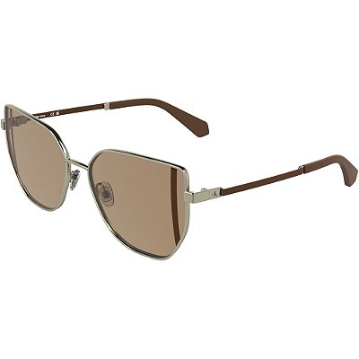 Óculos de Sol Calvin Klein Jeans 25209S 718 Dourado Feminino