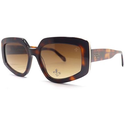 Óculos de Sol Dudalina DUH238 AV234 Marrom Feminino