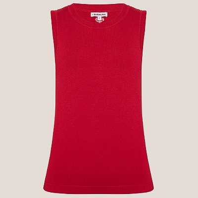 Regata Dudalina Tricot Talita Ve26 Vermelho Feminino