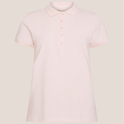 Camisa Polo Dudalina Pima Touch Ve26 Rosa Feminino