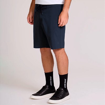 Short John John Elastic Pr26 Marinho Masculino