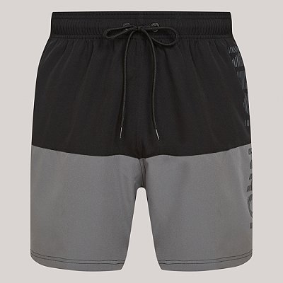 Short John John Bicolor Ve26 Preto Masculino