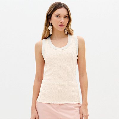 Blusa Lança Perfume Signature Ve26 Off White Feminino