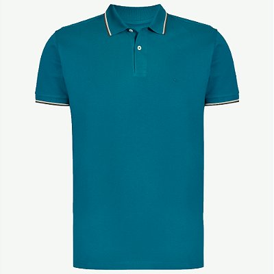 Camisa Polo Aramis Basic 4 Frisos Ve26 Verde Masculino