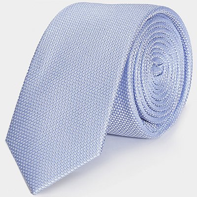 Gravata Aramis Jacquard Seda Textura Ve26 Azul Masculino