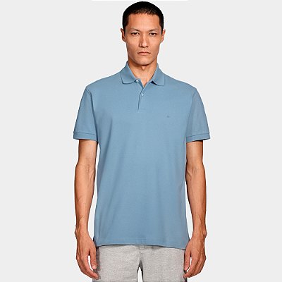 Camisa Polo Aramis Basic Piquet Ve26b Azul Masculino