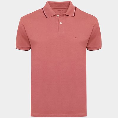 Camisa Polo Aramis Basic 4 Frisos Ve26 Vermelho Masculino