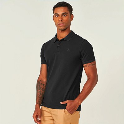 Camisa Polo Colcci Iconic Ve26 Preto Masculino