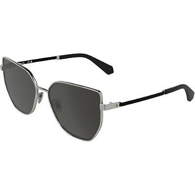 Óculos de Sol Calvin Klein Jeans 25209S 040 Prata Feminino