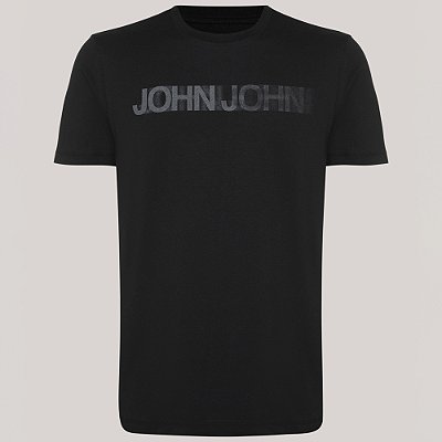 Camiseta John John Blurred Ve26 Preto Masculino