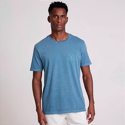 Camiseta John John Trademark Stone Ve26 Azul Masculino