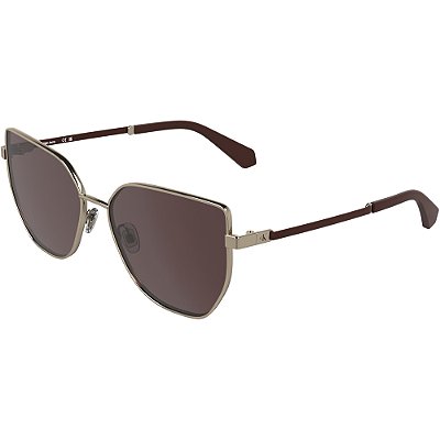 Óculos de Sol Calvin Klein CKJ25209S 770 Dourado Feminino