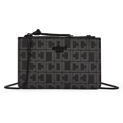 Bolsa Crossbody Colcci Monograma Ve26 Preto Feminino